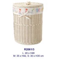 rattan laundry basket