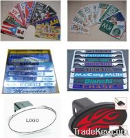 license plate frame auto tags trailer hitch cover