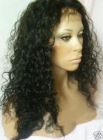Human hair full lace wigs