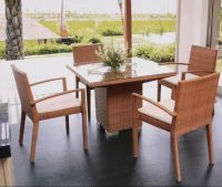outdoor furniture, rattan furniture, dining set