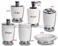 Ceramic ware - Tumbler, Toothbrush Holder, Soap Dispenser