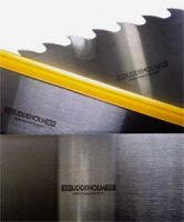 Wood cutting band saw blade