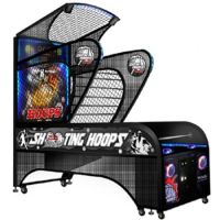 Game machine, shooting hoops