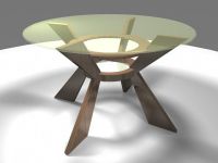 Halo Contemporary Dining Room Table