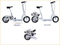 Innovative Folding Bike and Kick scooter Combo