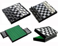3-IN-1 Magnetic chess/checkers/reversi