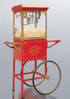 F905 popcorn machine with cart