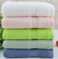 100% cotton bath towel with printed or embroidered
