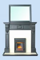 Timber fireplace-MDF