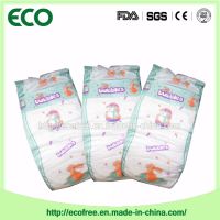 Extrathin Soft & Breathable OEM Disposable Baby Diaper in Vecro Type and Big Waist Band