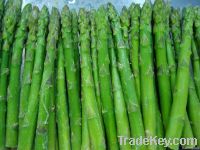 Frozen green asparagus