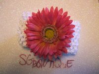 Crochet Flower Headbands for Girls