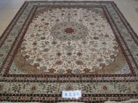 hand knotted silk carpets, pure silk carpets