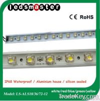 3 chipped superflux led IP68 strip lights (WW)