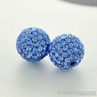 crystal pave beads with 80 pcs rhinestone