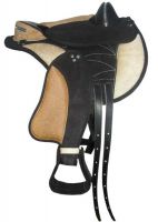 17"LEATHER WESTERN TREELESS SADDLE