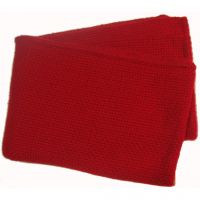 100% cashmere red woven long blankets 1230