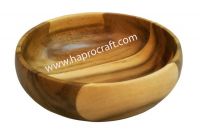 Round Wooden Small Bowl (TH 2972)