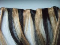 hand-tied human hair extensions