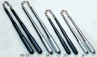 Chromed 3 section telescopic nunchakus