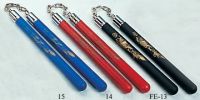 12" b.b. hard rubber nunchakus