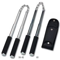 Metal 3 section telescopic nunchakus