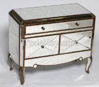 mirrored antique chests