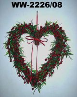 Christmas Wreath in heart shape