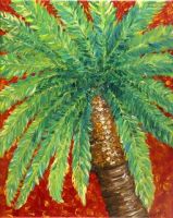 Palm Tree Canvas Giclee