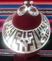 Inca Necklace & Earrings