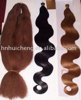 synthetic hair weave