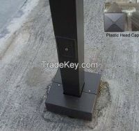 square lighting pole