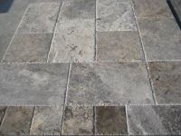 Silver travertine