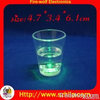 led shot glass, light up shot glass factory, flash shot glass supplier