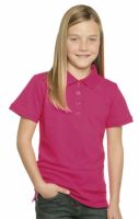 Girls Stretch Pique Polo