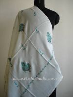 Wool Shawl - Needle Work Butidar