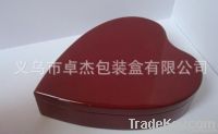 heart shape wooden gift box