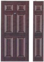 Panel Steel door with PVC coating (interior or entrance)
