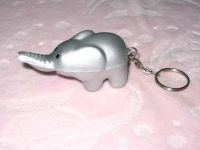 PU Stress Elephant Key Chains
