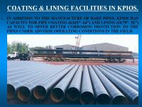 THE PIPE  PLANT CAPACITIES ARE , SPIRAL PLANT , COATING AND LINING PLANT