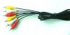 AV cable 3RCA(M)-3RCA(M), 1200mm assembly
