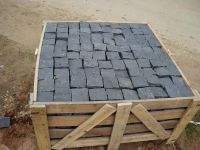 Natural Split Black Basalt Cobble Stone