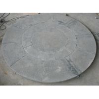 Customized Black Basalt Circle Pavers