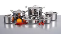 3-ply stainless steel cookware set