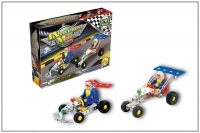 toy racing cars, child DIY toy models, metal self-assembling toys