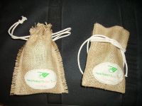 Offer Herbal Teas in Hessian Pouches
