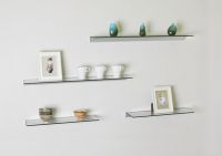 Glass shelves