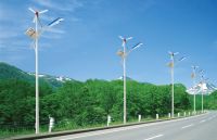 Wind and solar mutual complementary street light