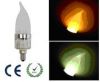 power led candle light(shell material:glass)