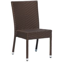 Outdoor rattan dining chair